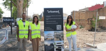 Visita Sandra Gómez a las obras del Centro de Día del Cabanyal
