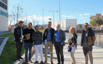 Fin de las obras en Paseo junto al rio Sant Nicolau, en Gandía
