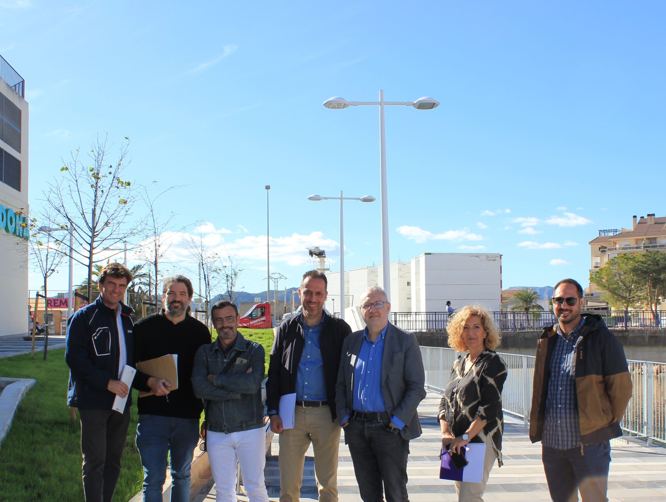 Firma acta de recepción Paseo Gandía